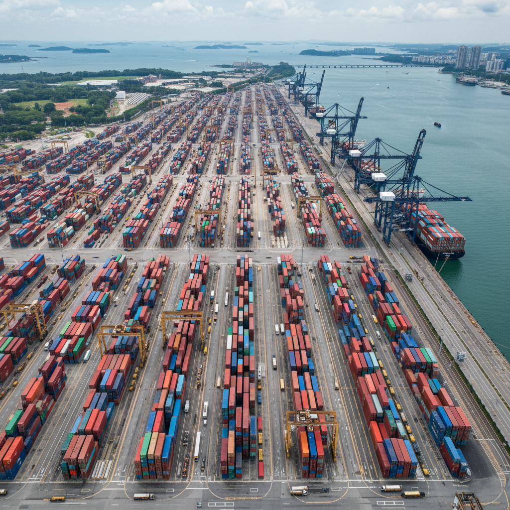 port aerial view
